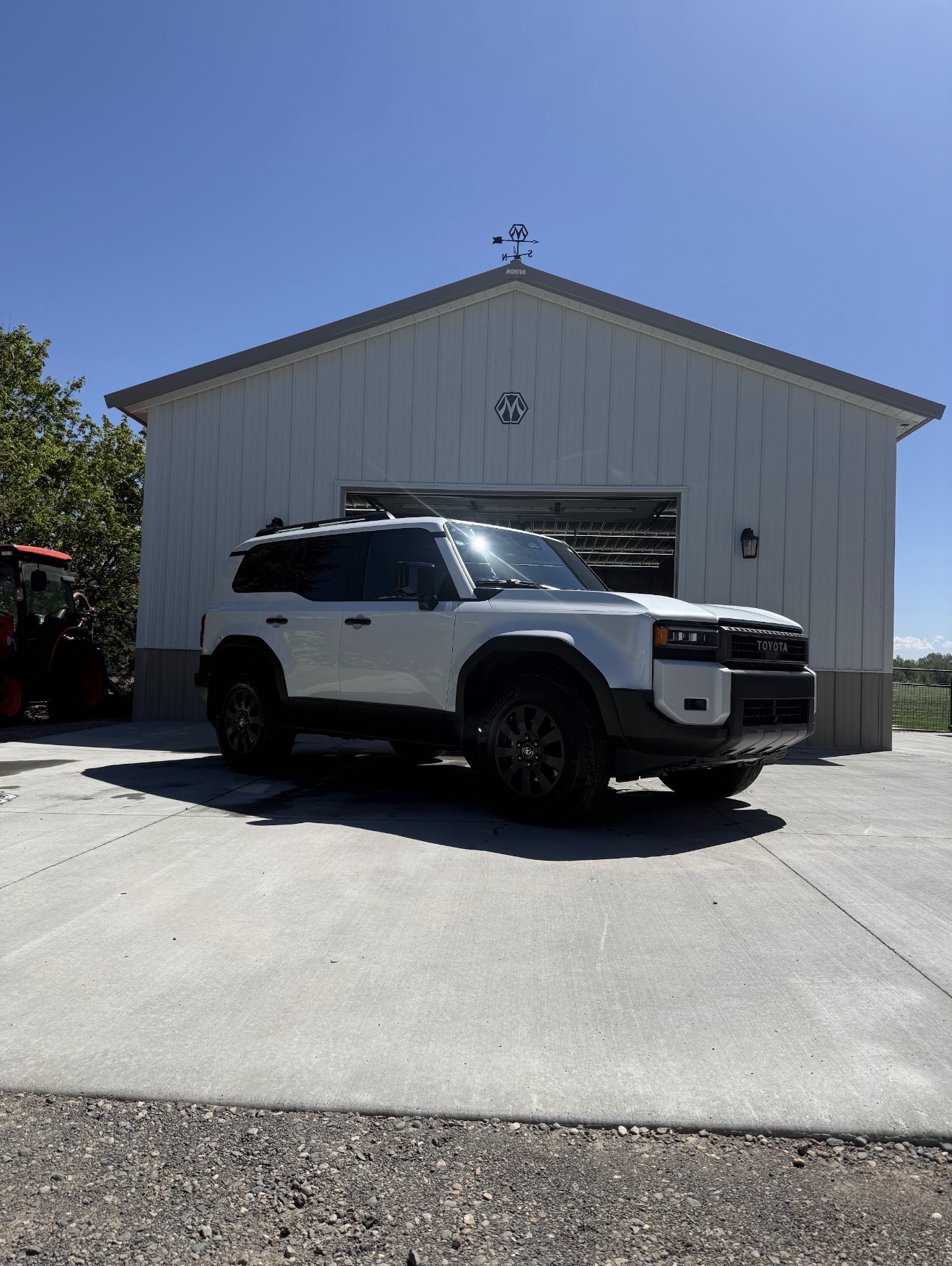 Toyota Land Cruiser exterior detailed and parked outside a Rexburg shop